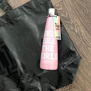 BOGO PINK WaterBottle and Black Tote NWT